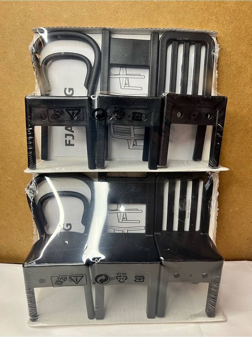 IKEA Black Wall Hooks Set of 6